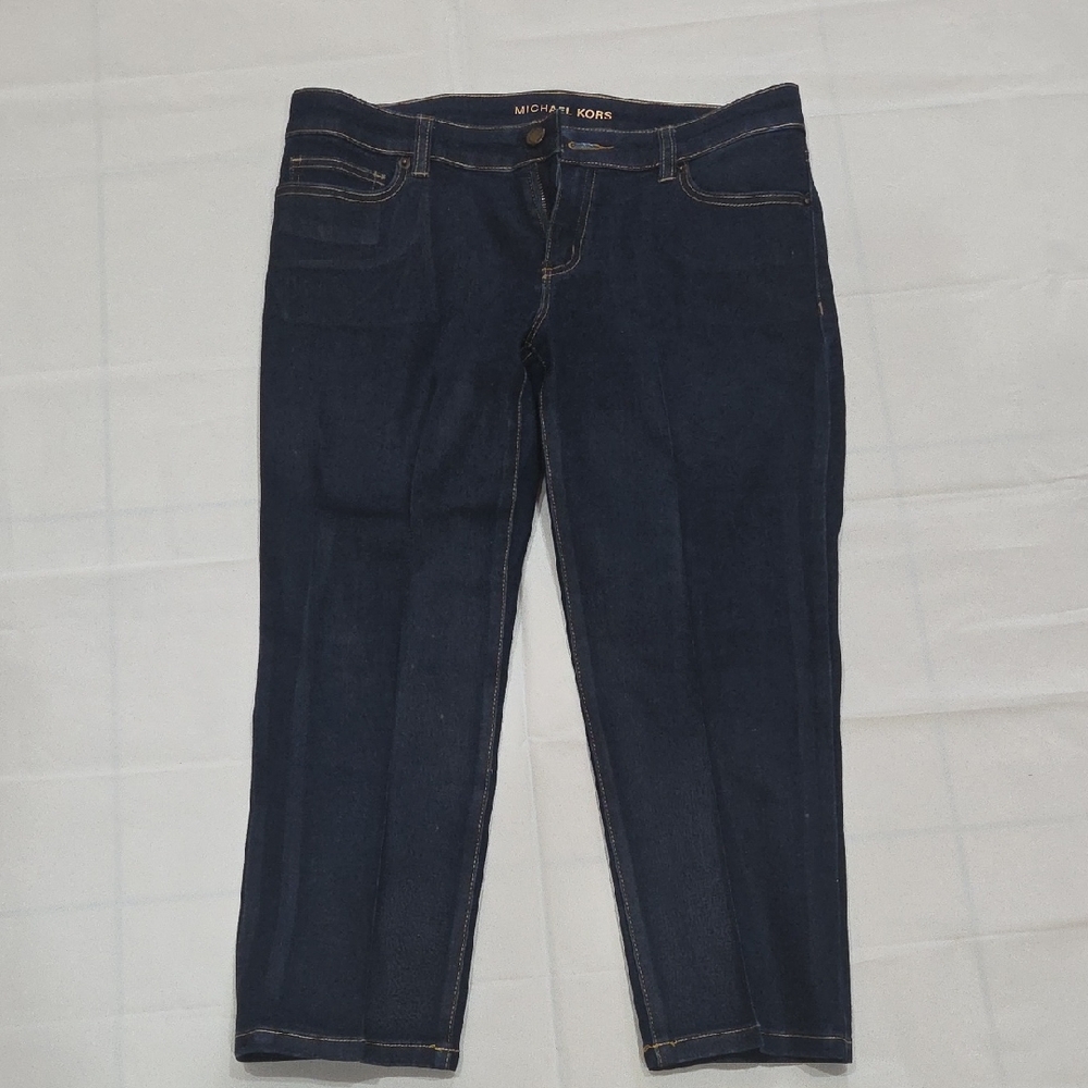 Michael Kors Women's Navy Cropped Jeans